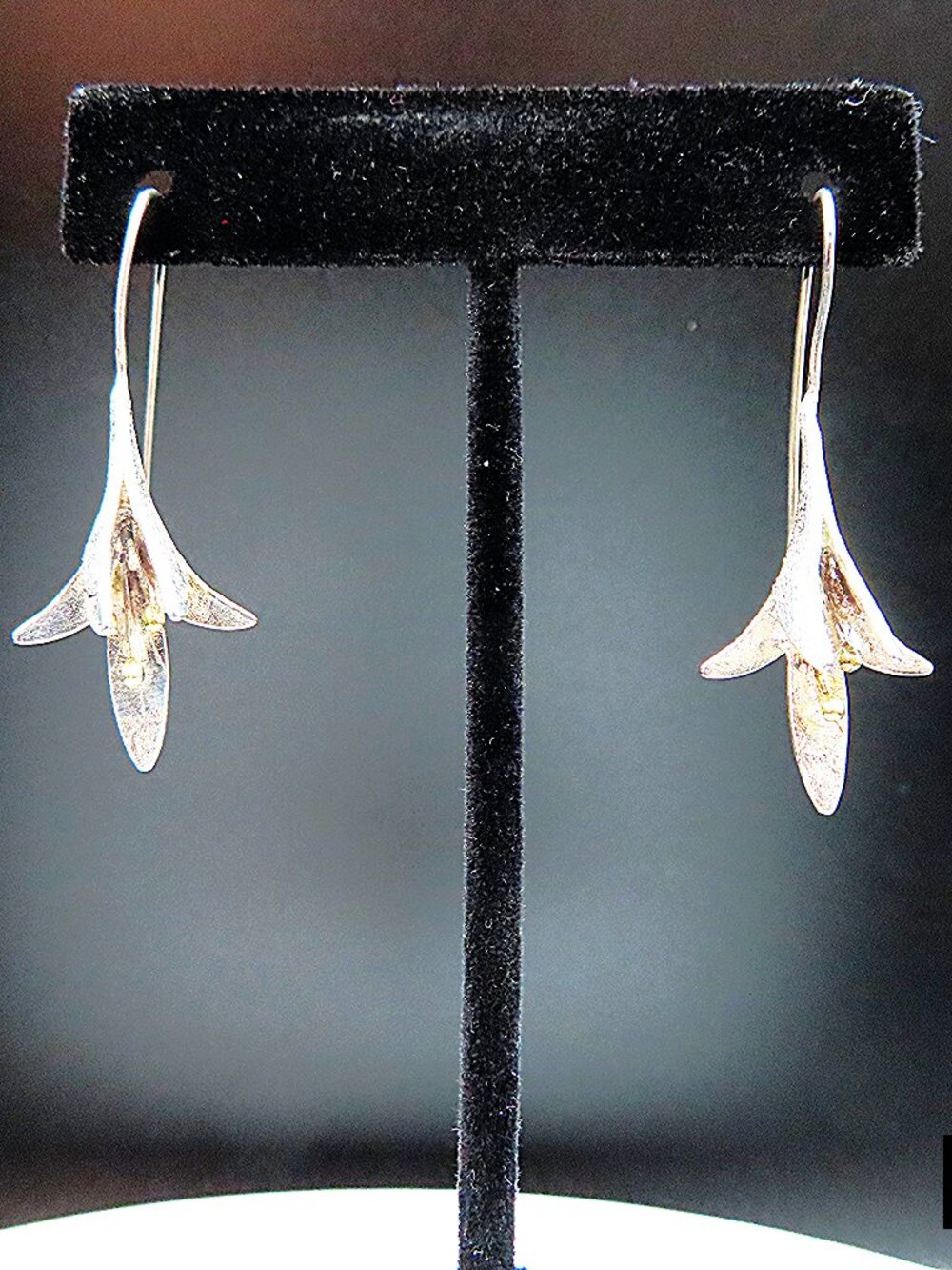 Lily sterling silver drop earrings
